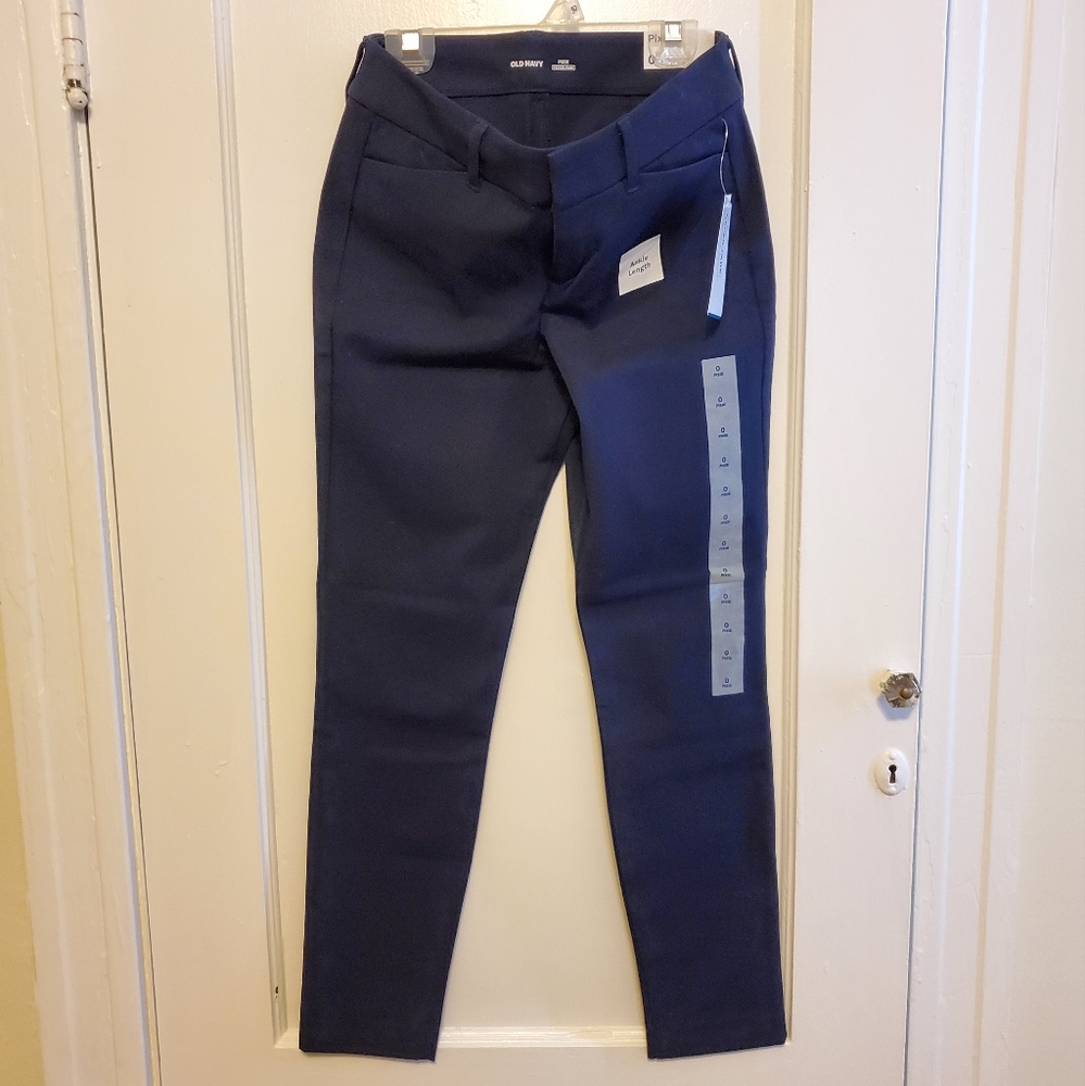 NWT Old Navy blue pixie pants, size 0